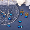 90Pcs 9 Styles Electroplated Glass Pendants EGLA-TA0001-14-8