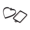 10Pcs Alloy Open Back Bezel Pendants PALLOY-YWC0002-02EB-2