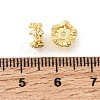 Brass Micro Pave Clear Cubic Zirconia Spacer Beads LS-KK-Z156-08G-02-2