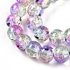 Transparent Crackle Glass Bead Strands GLAA-T025-8mm-02C-3