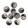 Natural Agate Yin-yang Beads G-Q006-04B-1