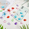 Fingerinspire 80Pcs 8 Colors Extra Large Jewelry Sticker TACR-FG0001-04-6