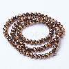 Electroplate Transparent Glass Beads Strands LS-EGLA-A034-T1mm-UA04-2