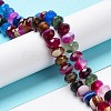 Natural Banded Agate/Striped Agate Beads Strands G-E605-A01-02A-2