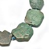 Natural Flower Amazonite Beads Strands G-E401-H03-3