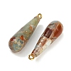 Synthetic Aqua Terra Jasper Pendants GG-CBAA20A-11G-01-2