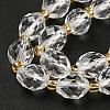 Natural Quartz Crystal Beads Strands G-N342-47-4