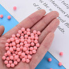 Opaque Acrylic Beads PAB702Y-B01-05-5