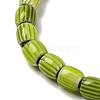 Handmade Lampwork Chevron Beads Strands LAMP-K041-01B-26-4