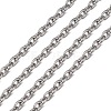 Tarnish Resistant 304 Stainless Steel Cable Chains CHS-R009-11-1