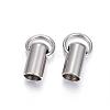 Tarnish Resistant 201 Stainless Steel Cord Ends STAS-E120-02-5mm-1