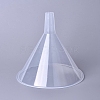 Plastic Funnel Hopper AJEW-WH0109-03E-1