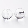 14mm Clear Acrylic Round Beads X-PL525Y-12-2