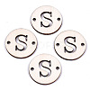 Unfinished Natural Poplar Wood Links Connectors WOOD-S045-140B-01S-1