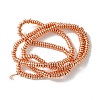 Electroplated Synthetic Non-Magnetic Hematite Beads Strands G-H020-J01-01-2