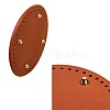 2Pcs 2 Colors PU Leather Knitting Crochet Bags Nail Bottom Shaper Pad DIY-SZ0001-83A-4