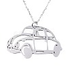 Non-Tarnish 201 Stainless Steel Car Pendant Necklace with Cable Chains for Men Women NJEW-T009-JN105-1-45-A-3