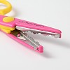 Small Iron Craft Lace Scissors AJEW-M010-01-3