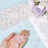 200Pcs Acrylic Bead Caps OACR-SC0001-83F-3