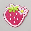 Strawberry Polyester Embroidery Sew on Appliques DIY-WH0671-005B-1