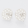 Non-Tarnish 304 Stainless Steel Stud Earring Findings STAS-S079-31B-1