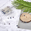 60Pcs 3 Colors Alloy Hair Forks OHAR-PH0001-21-5