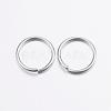 Tarnish Resistant 304 Stainless Steel Open Jump Rings STAS-P151-04-2