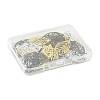 100Pcs 3 Colors Iron Filigree Joiners Pendants IFIN-FS0001-60-6