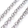 304 Stainless Steel Side Twisted Chains CHS-I001-10P-1
