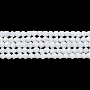 Opaque Solid Color Imitation Jade Glass Beads Strands EGLA-A039-P4mm-D15-1