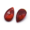 Faceted Glass Pendants GLAA-F069-S-A03-2