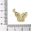 Brass Micro Pave Clear Cubic Zirconia Pendants LS-KK-U005-01I-G-3