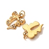 304 Stainless Steel Rhinestone Pendants RB-CBA350D-05G-A-2