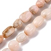Natural Pink Opal Beads Strands G-C171-F01-02-1
