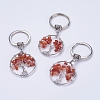 Natural Carnelian Keychain KEYC-E023-03F-3