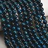 Grade AB Natural Tiger Eye Beads Strands X-G-F591-18-8mm-02-1