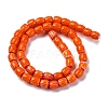 Handmade Lampwork Chevron Beads Strands LAMP-K041-01B-18-3