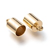 Brass Cord Ends KK-H759-41G-G-2
