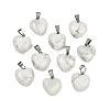 Natural Howlite Pendants G-I311-A31-1