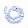 Natural Blue Lace Agate Beads Strands G-O170-13-2
