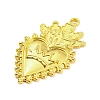 Alloy Rhinestone Settings Pendant PALLOY-H132-02G-05-2