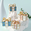 Square Bowknot Alloy Enamel with Crystal Rhinestone Jewelry Magnetic Storage Boxes CON-SP0001-32A-7