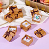 Square Paper Jewelry Ring Gift Boxes with Bowknot CON-TAC0010-80C-8
