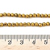 Electroplate Synthetic Non-magnetic Hematite Beads Strands G-A263-B01-03-5