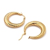 Ion Plating(IP) 304 Stainless Steel Hoop Earrings EJEW-O096-36G-2