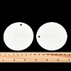 Porcelain Blank Big Pendants PORC-PW0001-100-5