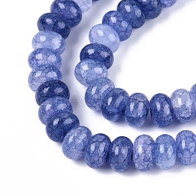 Glass Beads Strands GLAA-N059-5x8mm-18-1