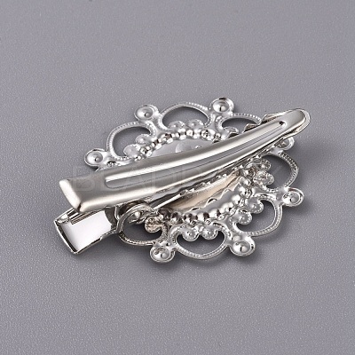 Hair Accessories Iron Alligator Hair Clip Findings IFIN-L035-01P-1