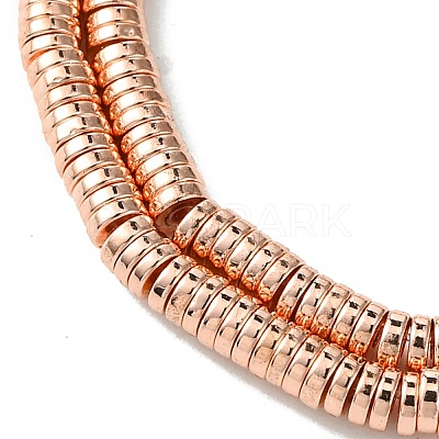 Electroplated Synthetic Non-Magnetic Hematite Beads Strands G-H020-C01-01-1