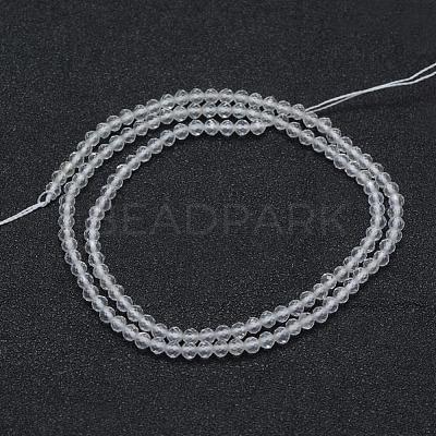 Natural Quartz Crystal Beads Strands G-E411-28-3mm-1